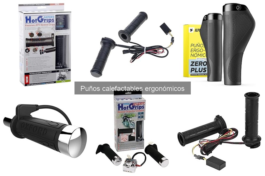 Comparativa de puños calefactables ergonómicos para motos