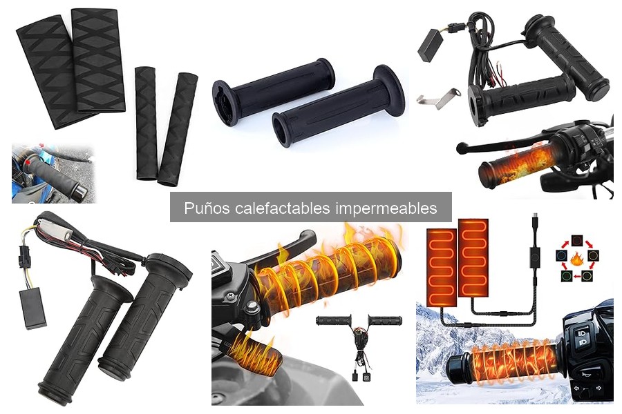 Comparativa de puños calefactables impermeables para motos