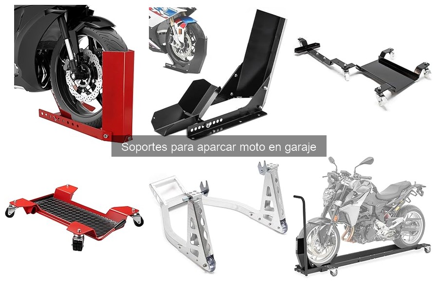 Comparativa de soportes para motos en garajes pequeños y grandes