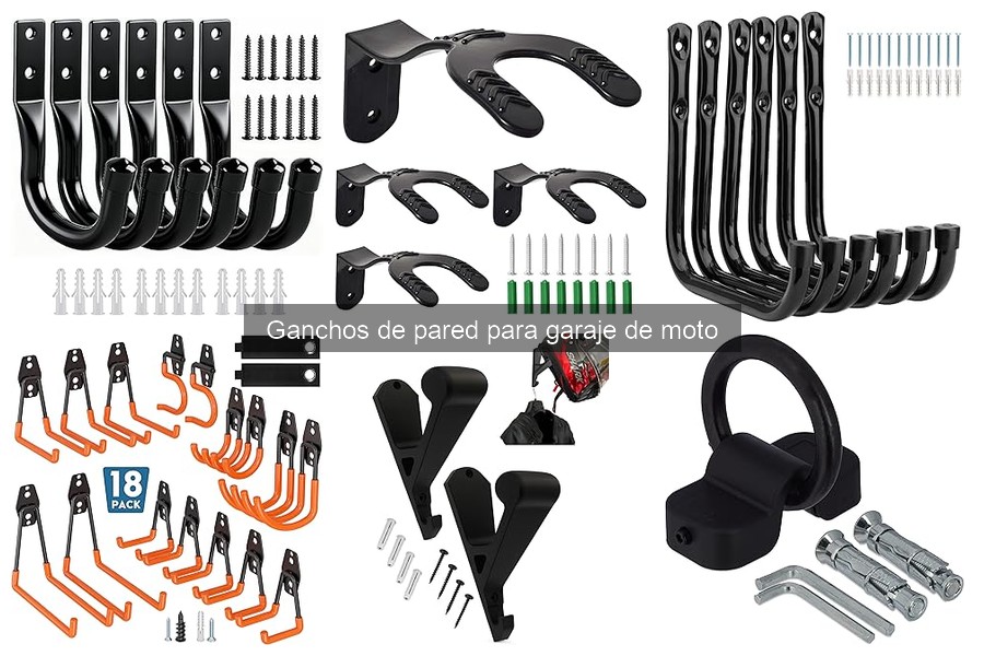 Comparativa: Ganchos de pared vs otros métodos de almacenamiento de motos