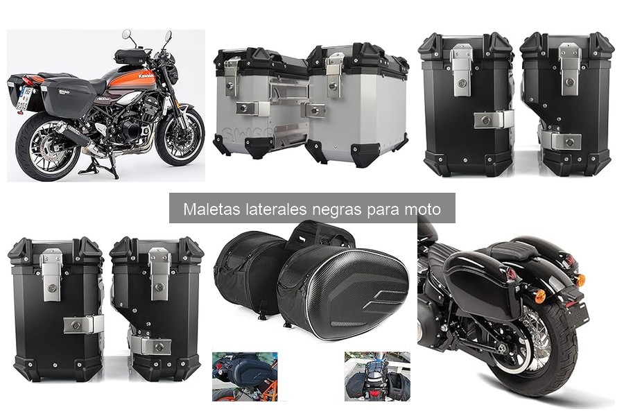 Comparativa: Maletas laterales negras vs. maletas de top case