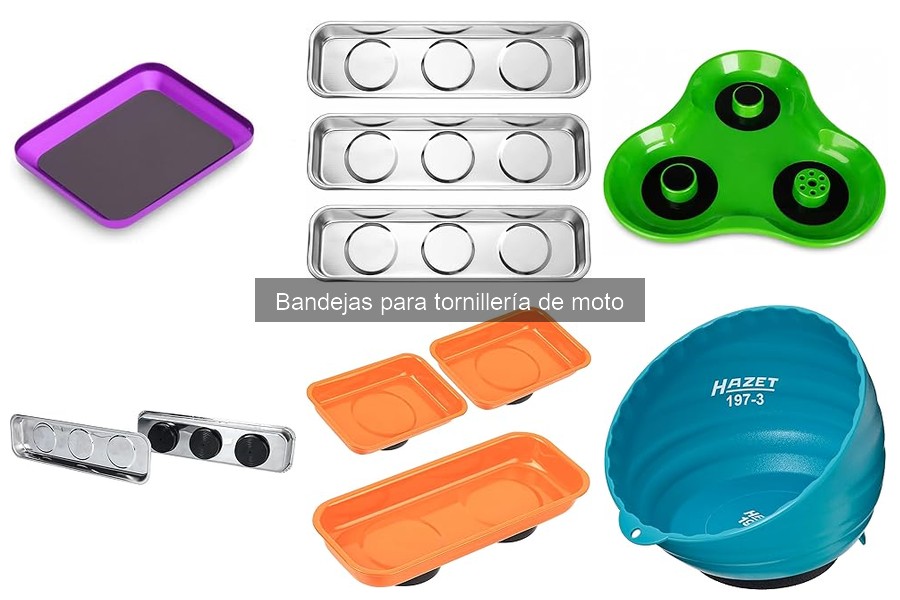 Comparativa: Mejores bandejas para tornillería de moto profesional