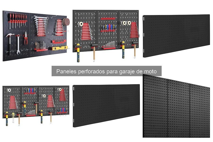 Comparativa: Paneles Perforados vs Estanterías para Garaje de Moto