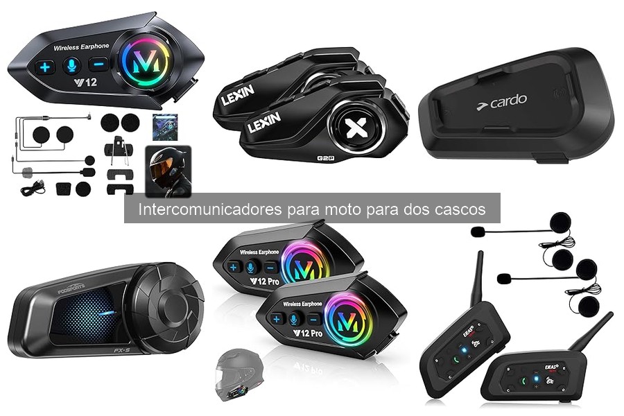 Consejos para usar intercomunicadores de moto para dos cascos