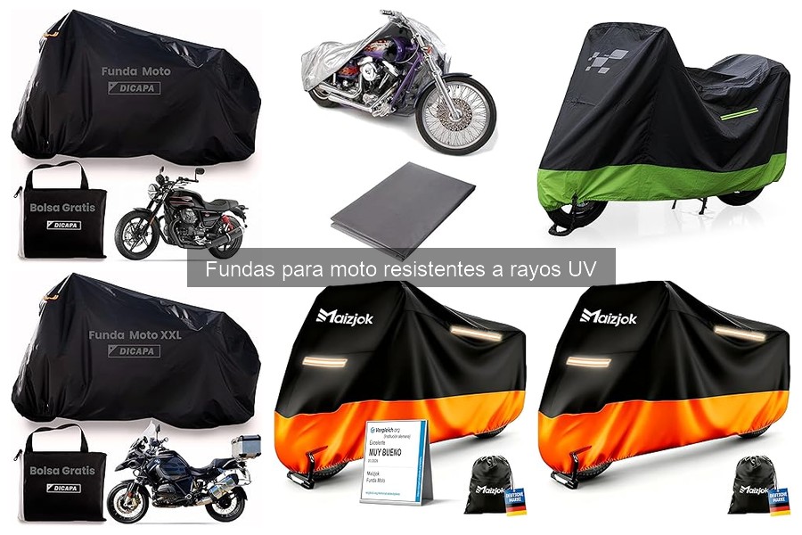 ¿Cuánto cuesta una funda para moto resistente a rayos UV?