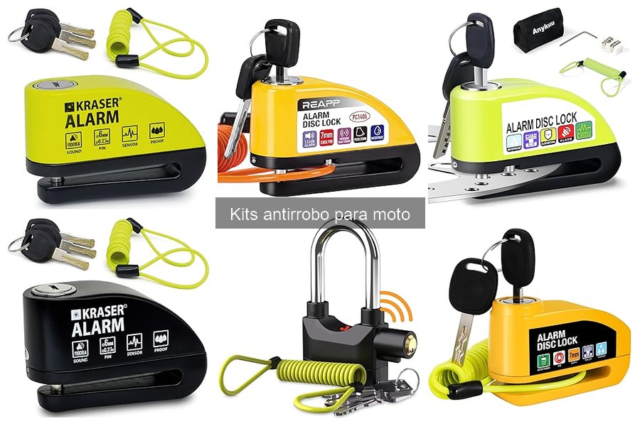 Descubre los tipos de kits antirrobo para moto disponibles