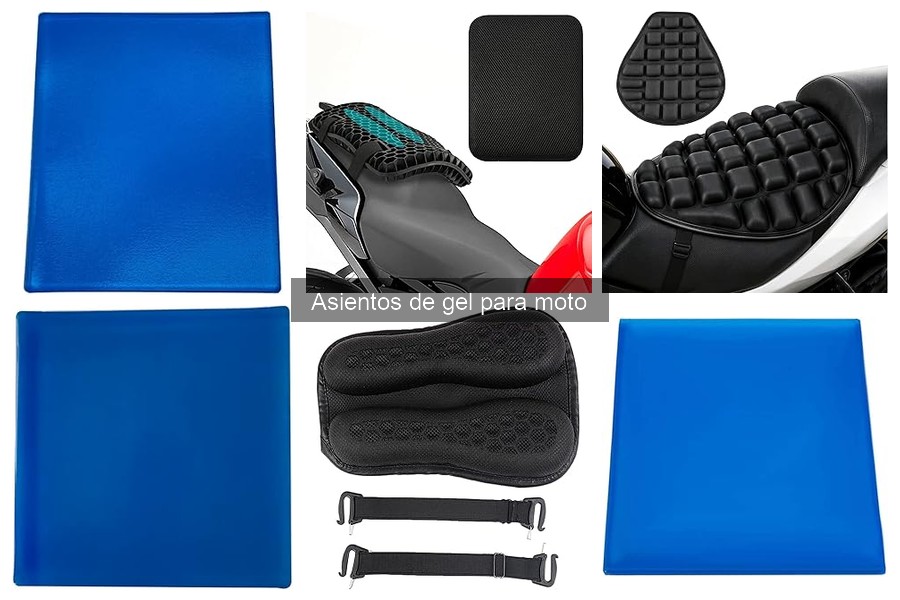 Diferencias entre asientos de gel estándar y personalizados para moto