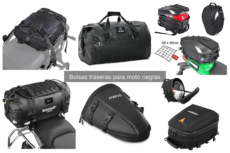 Diferencias entre bolsas traseras y maletas para moto