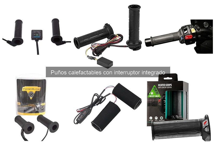 Diferencias entre puños calefactables con y sin interruptor