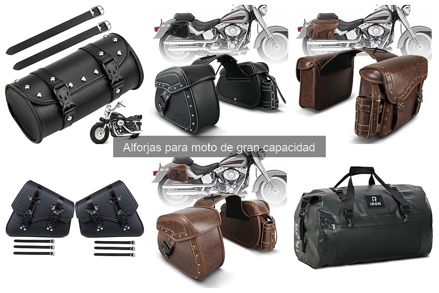 Dónde comprar alforjas para moto de gran capacidad