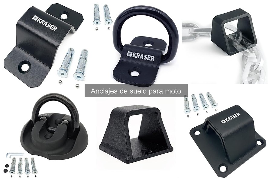 Dónde comprar anclajes de suelo para motos: las mejores opciones