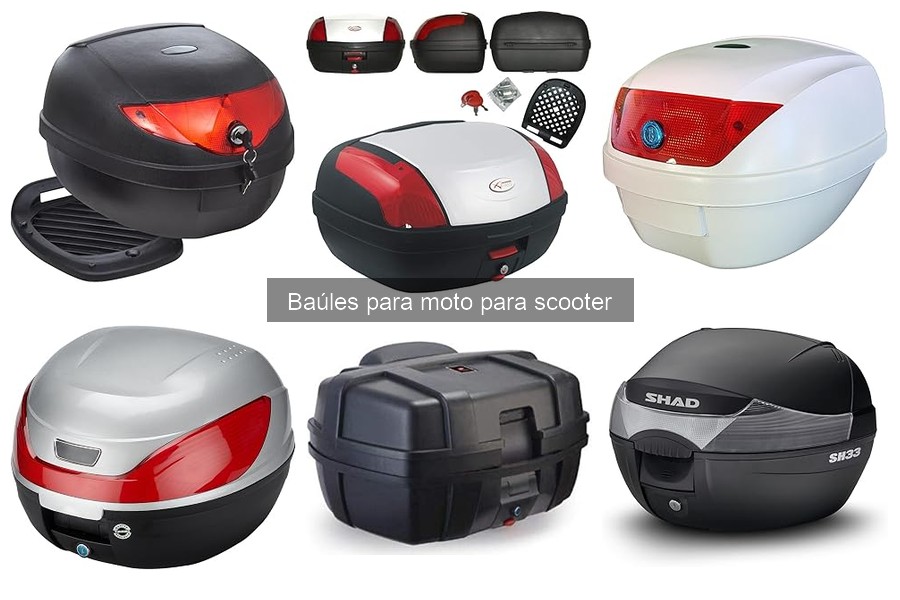 Dónde comprar baúles para moto scooter a buen precio