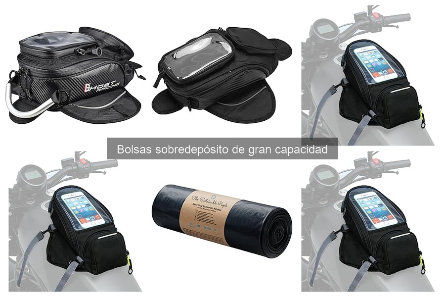 Dónde comprar bolsas sobredepósito de gran capacidad para motos