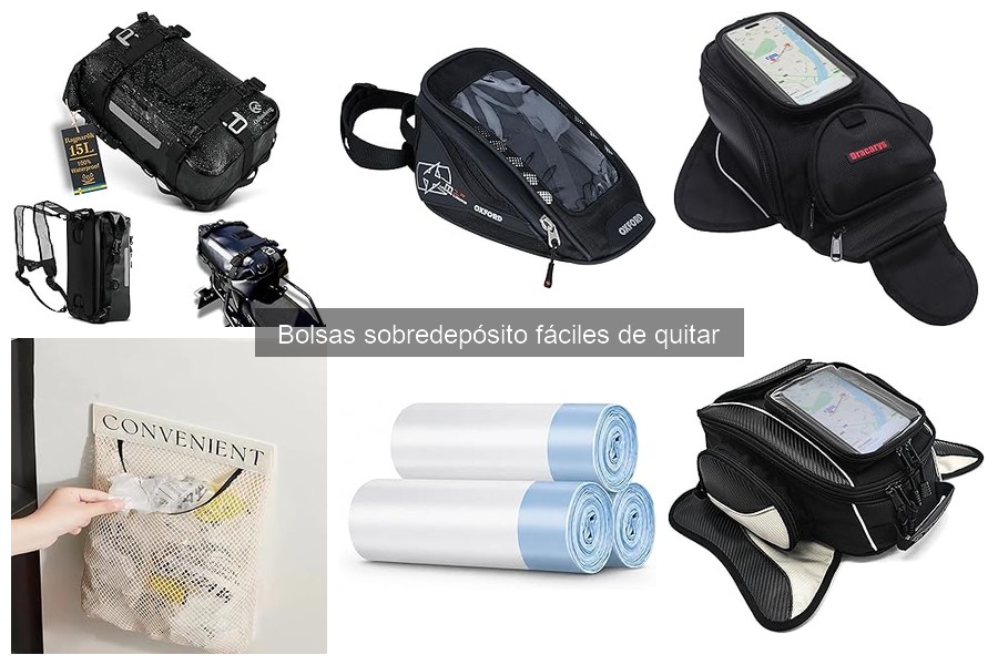 Dónde comprar bolsas sobredepósito fáciles de quitar