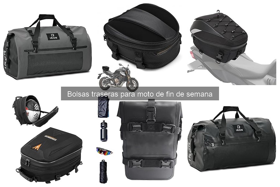 Dónde comprar bolsas traseras para moto de fin de semana