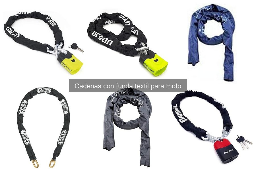 Dónde comprar cadenas con funda textil para moto fácilmente