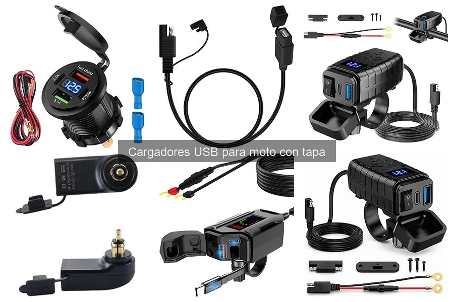 Dónde comprar cargadores USB para moto con tapa y ofertas