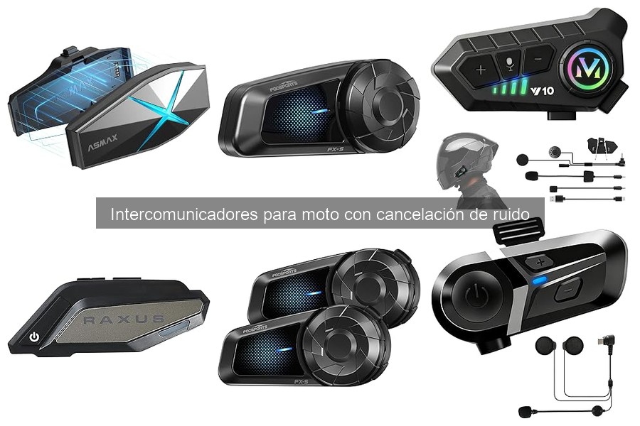 Dónde comprar intercomunicadores para moto con cancelación de ruido