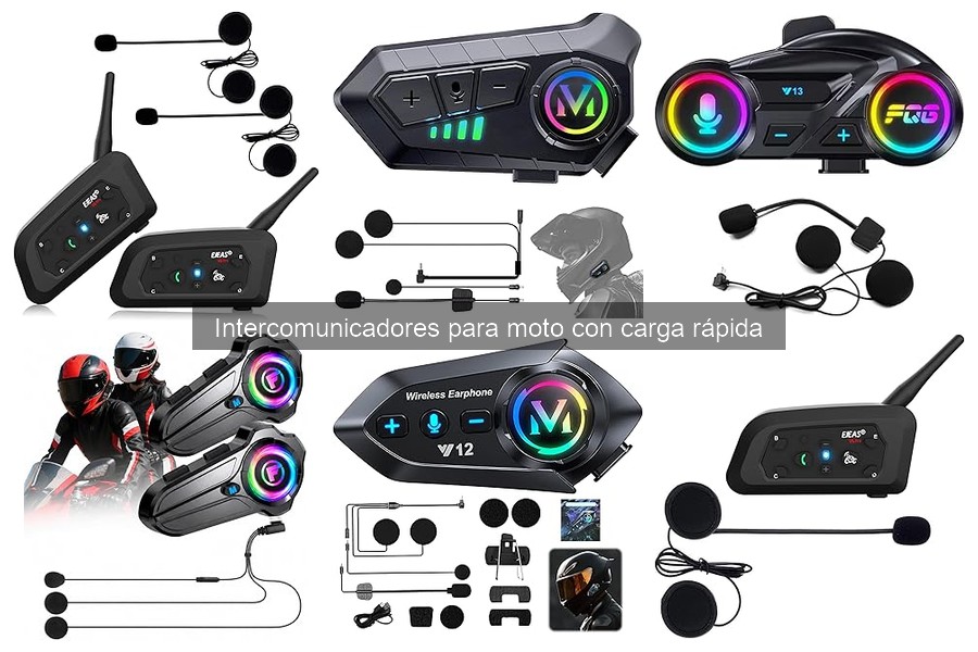** Dónde Comprar Intercomunicadores para Moto con Carga Rápida