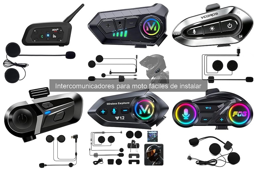 Dónde comprar intercomunicadores para moto fáciles de instalar