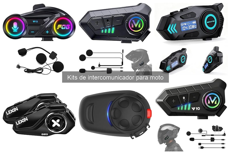Dónde comprar kits de intercomunicador para moto y precios