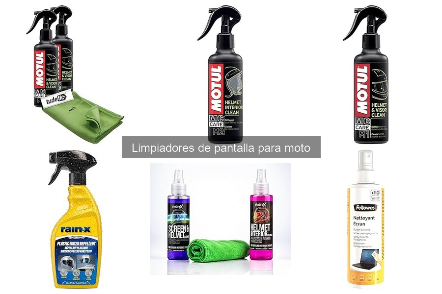 Dónde comprar limpiadores de pantalla para moto: guía y opciones