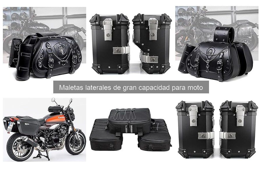 Dónde comprar maletas laterales de gran capacidad para moto