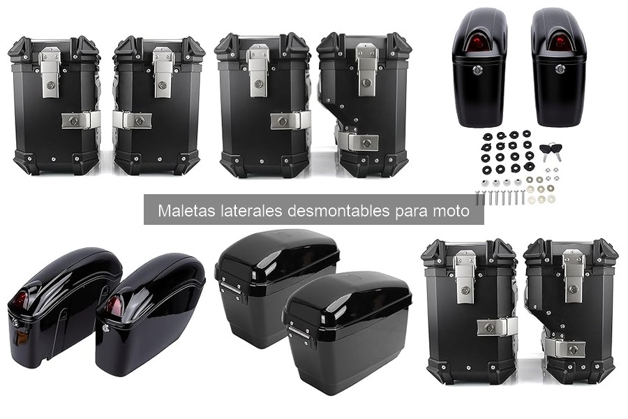 Dónde comprar maletas laterales desmontables para moto