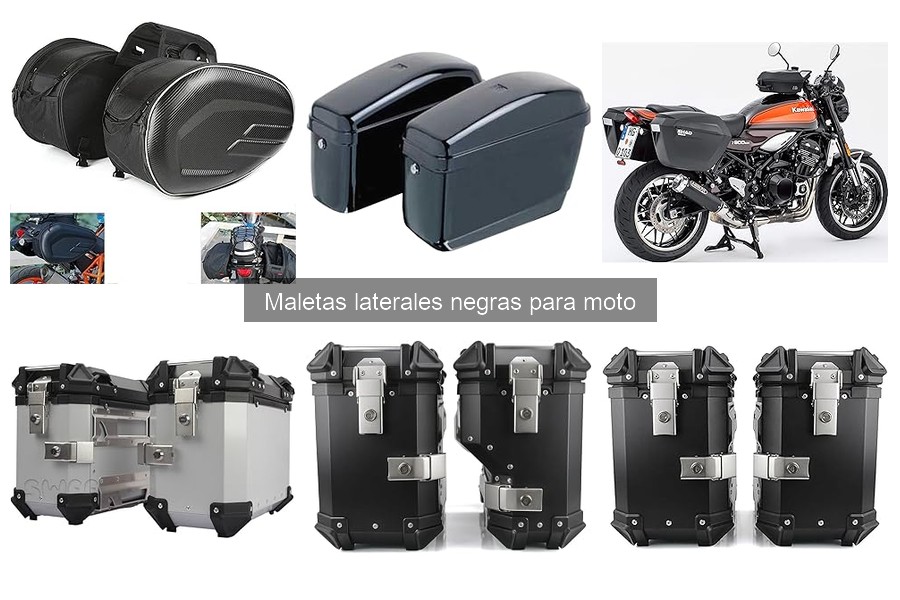 Dónde comprar maletas laterales negras para moto