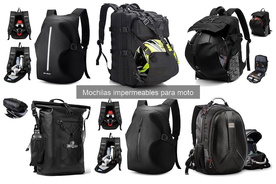 Dónde comprar mochilas impermeables para moto en 2023