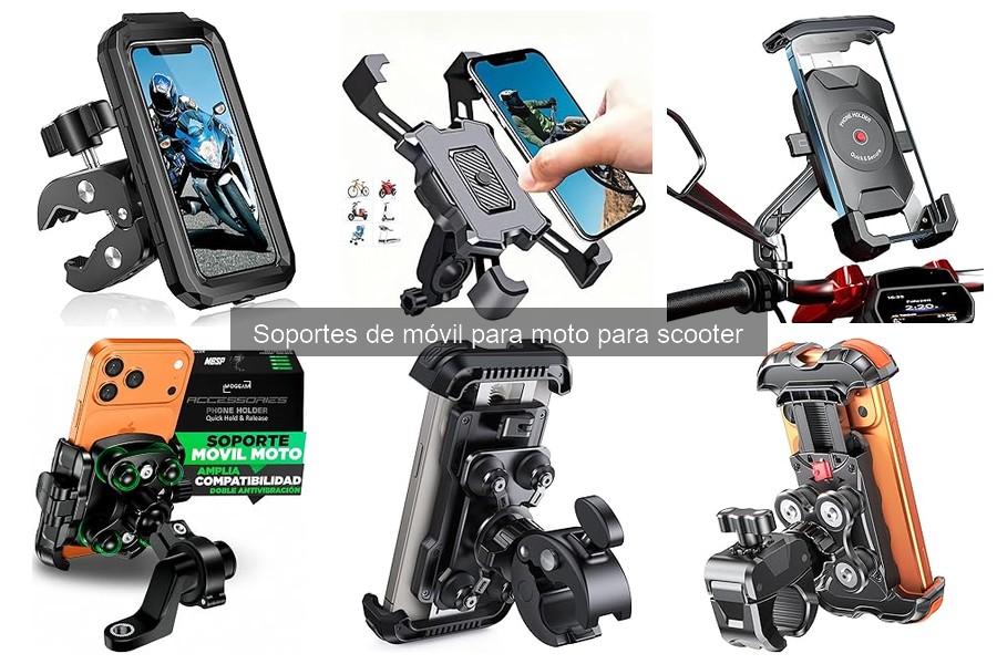 Dónde comprar soportes de móvil para moto: opciones y precios