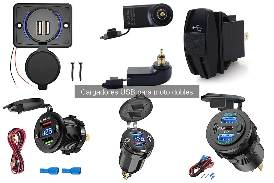 Dónde comprar un cargador USB doble para moto económico