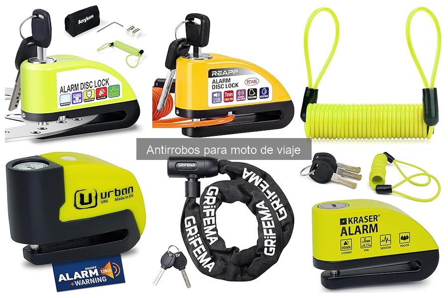 Errores comunes al elegir un antirrobo para moto de viaje