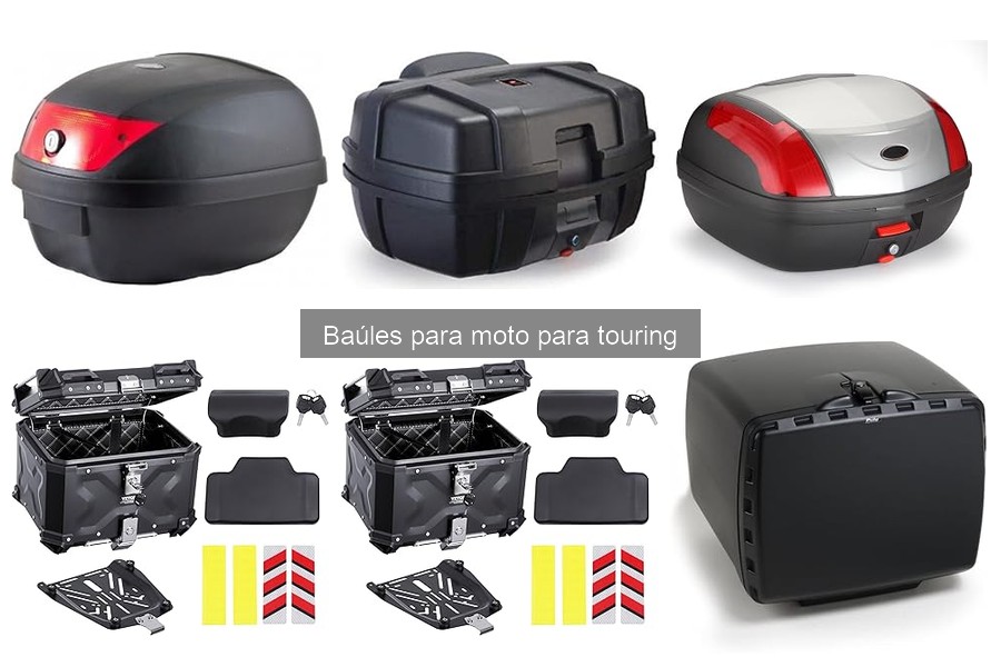Errores comunes al usar baúles para moto touring
