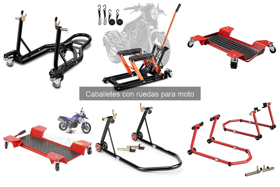 Errores comunes al usar caballetes con ruedas para moto