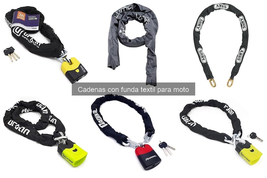 Errores comunes al usar cadenas con funda textil para moto