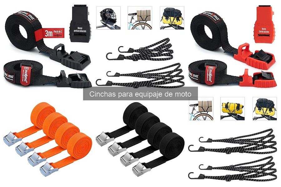 Errores comunes al usar cinchas para equipaje de moto