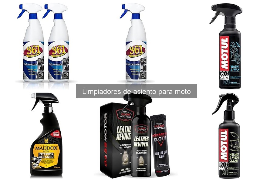 Errores comunes al usar limpiadores de asiento para moto