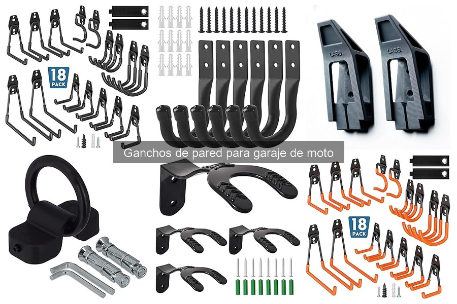 Ganchos de pared para motos: características imprescindibles