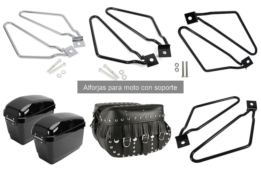 Guía de compra de alforjas para moto con soporte