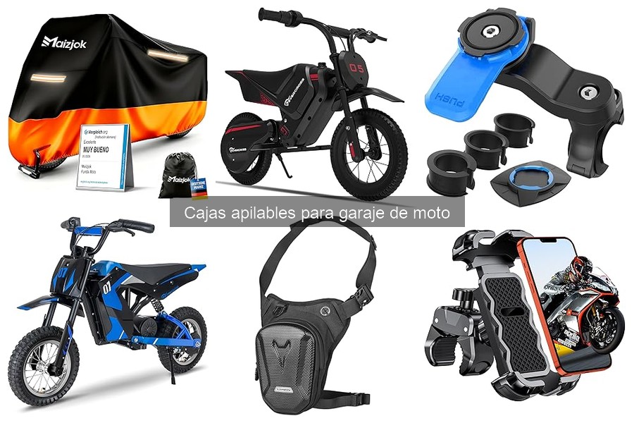 Guía de compra de cajas apilables para garaje de motos