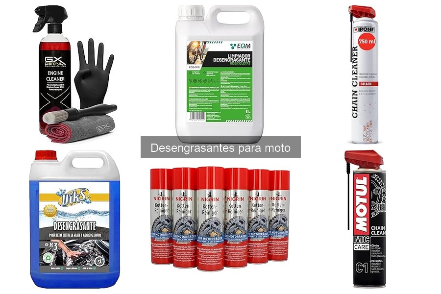 Guía de compra de desengrasantes para moto eficaces