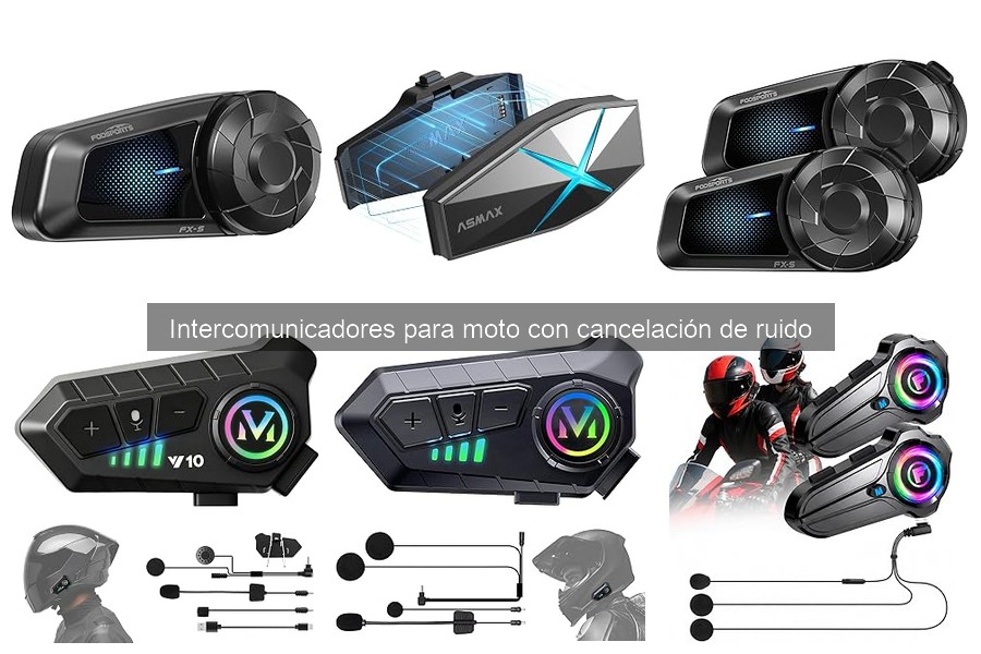 Guía de compra de intercomunicadores para moto con cancelación