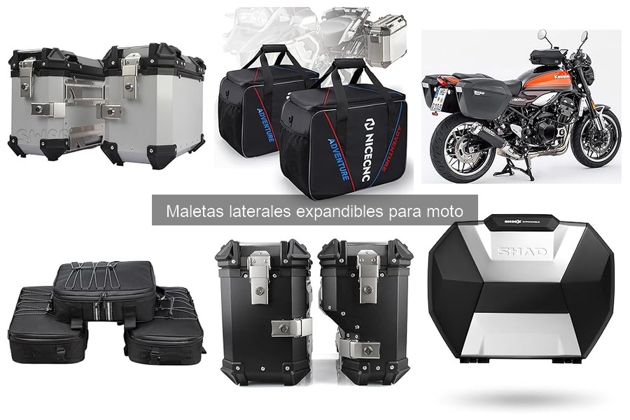 Guía de compra de maletas laterales expandibles para moto