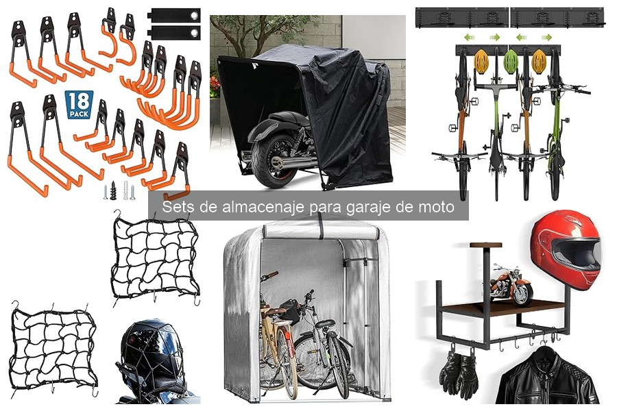 Guía de compra de sets de almacenaje para garaje de moto