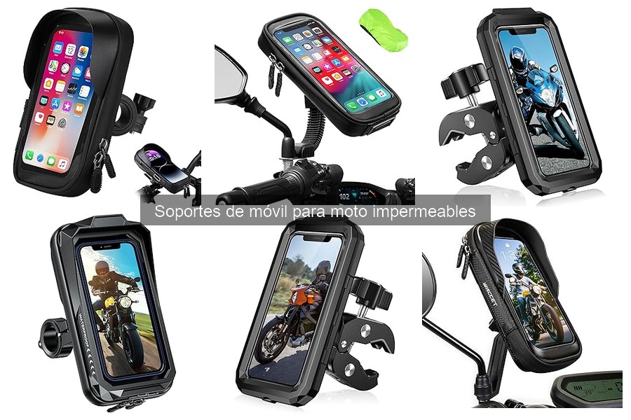 Guía de compra de soportes de móvil impermeables para moto