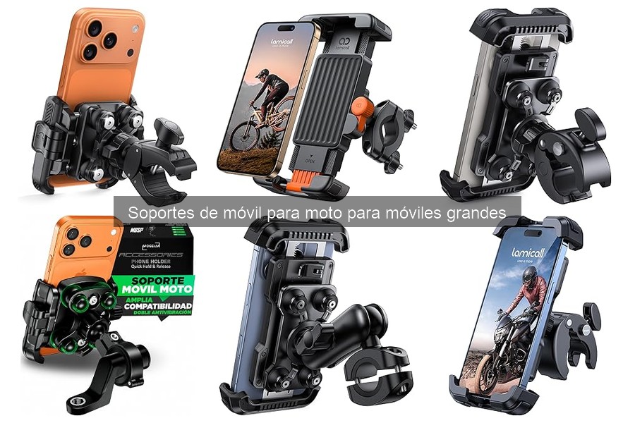 Guía de compra de soportes de móvil para moto