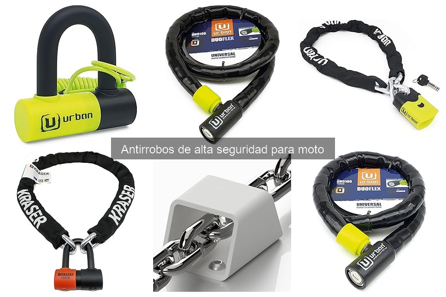 Guía de instalación de antirrobos de alta seguridad para moto