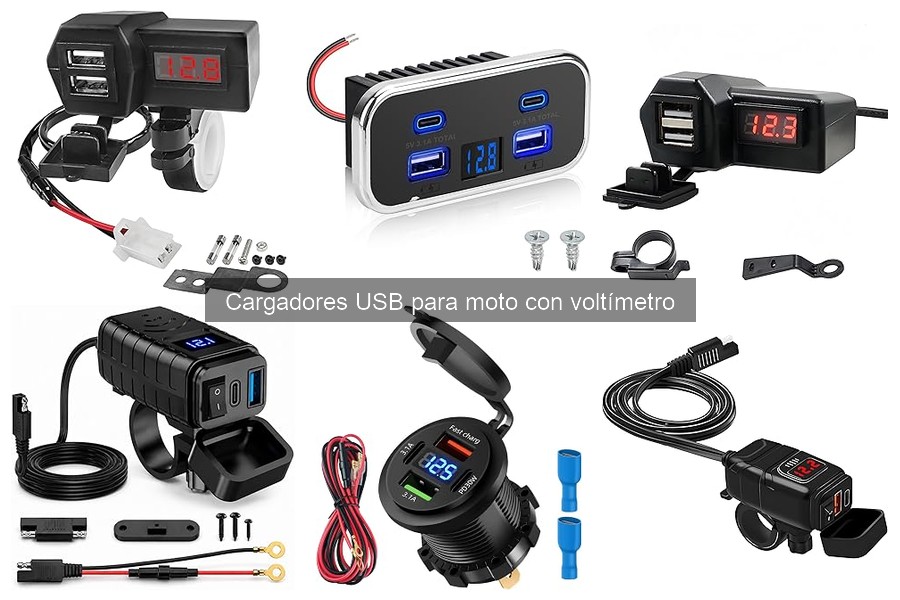 Guía de Mantenimiento para Cargadores USB de Moto con Voltímetro