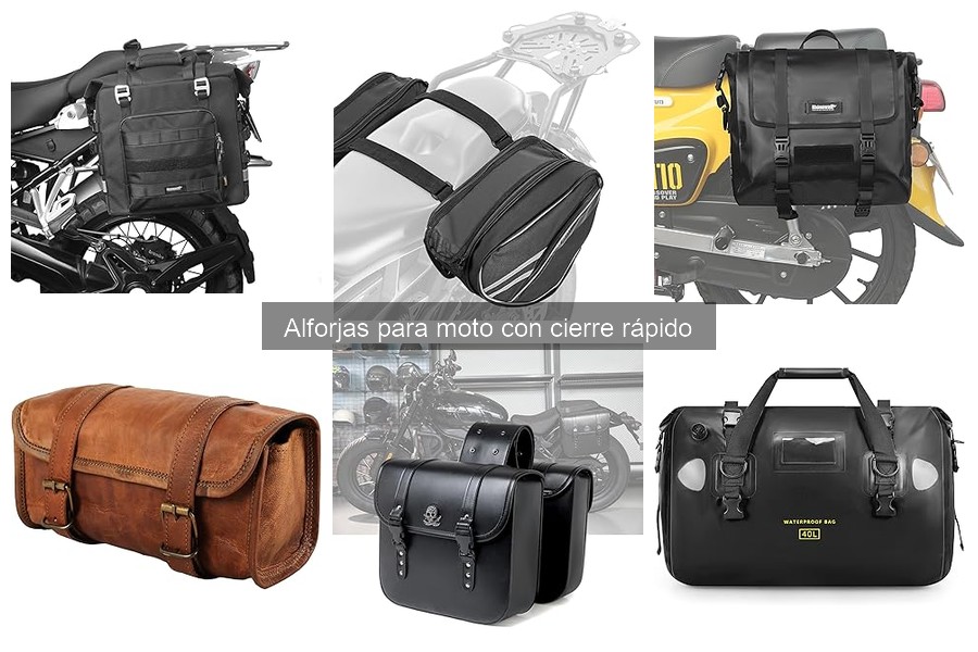 Guía para elegir alforjas para moto con cierre rápido